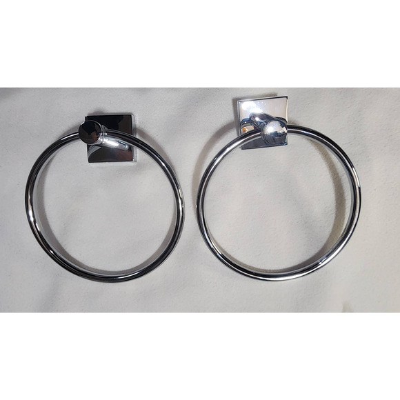 bathroom towel ring set of two - Picture 2 of 5